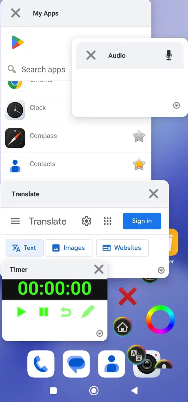 SoneTools floating tools screenshot